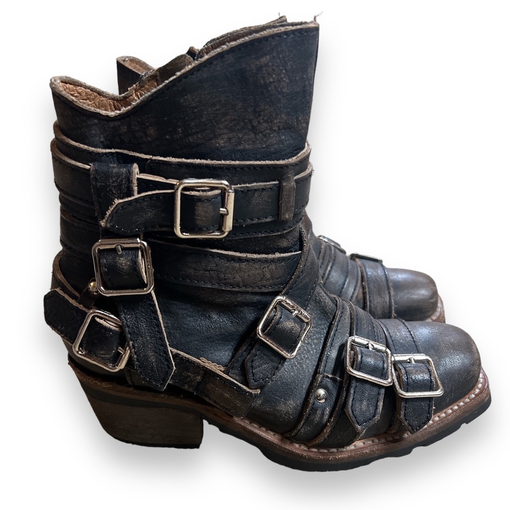 FREEBIRD Whiplash 6 Black Boots